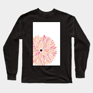 Pink Flower Long Sleeve T-Shirt